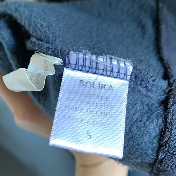 Solika Comfy Teal Nora Sweatshirt Dress - Picture 6 of 7